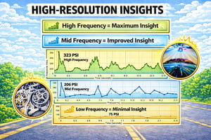 Transient pressure recording